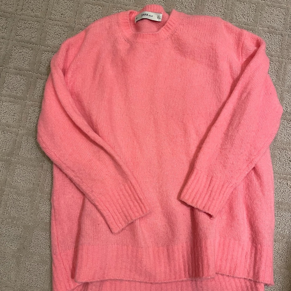 Neon pink sweater